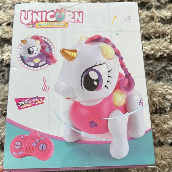 Unicorn Remote Control Toy stem toy - Pink and Purple - Picture 3 of 3